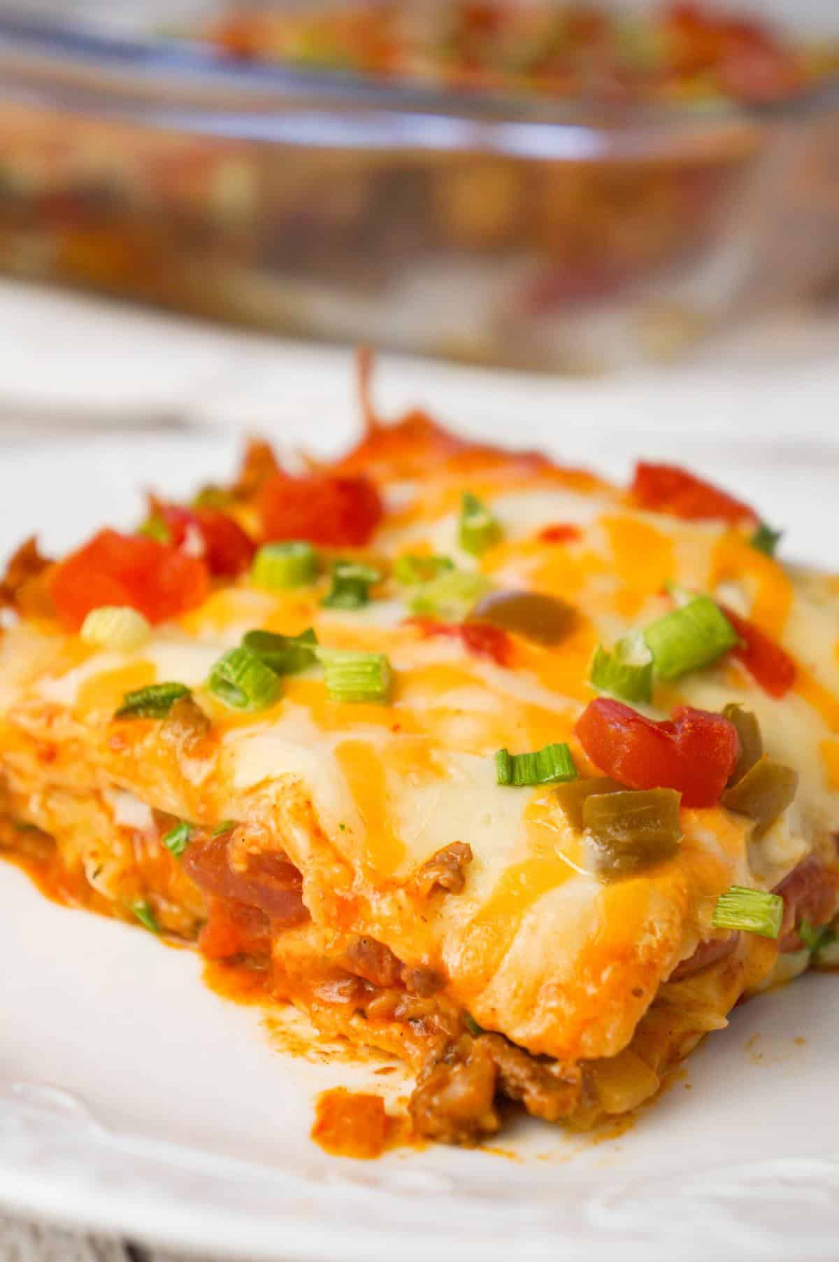 Taco Lasagna - This is Not Diet Food