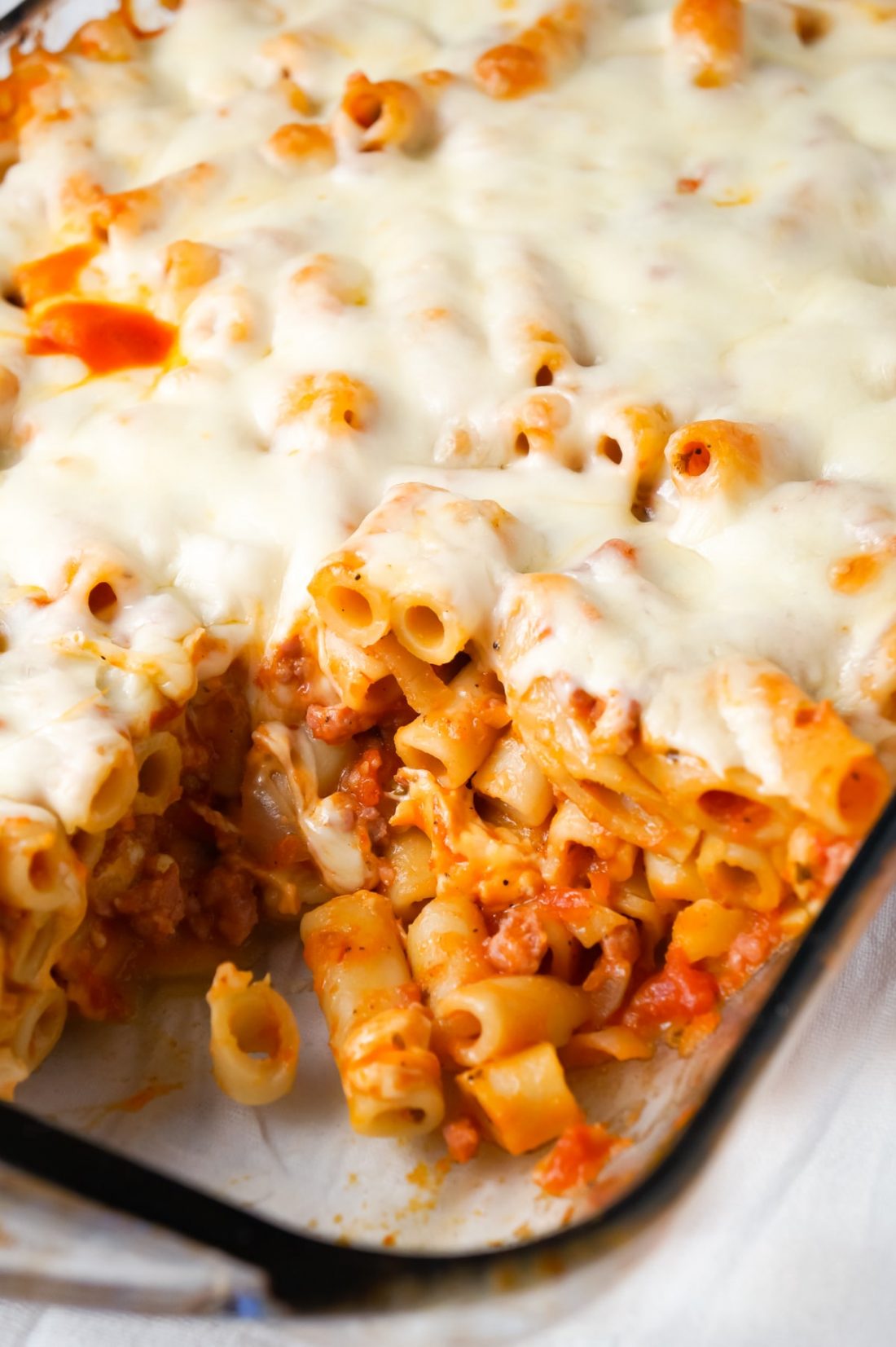 Baked Ziti with Sausage THIS IS NOT DIET FOOD