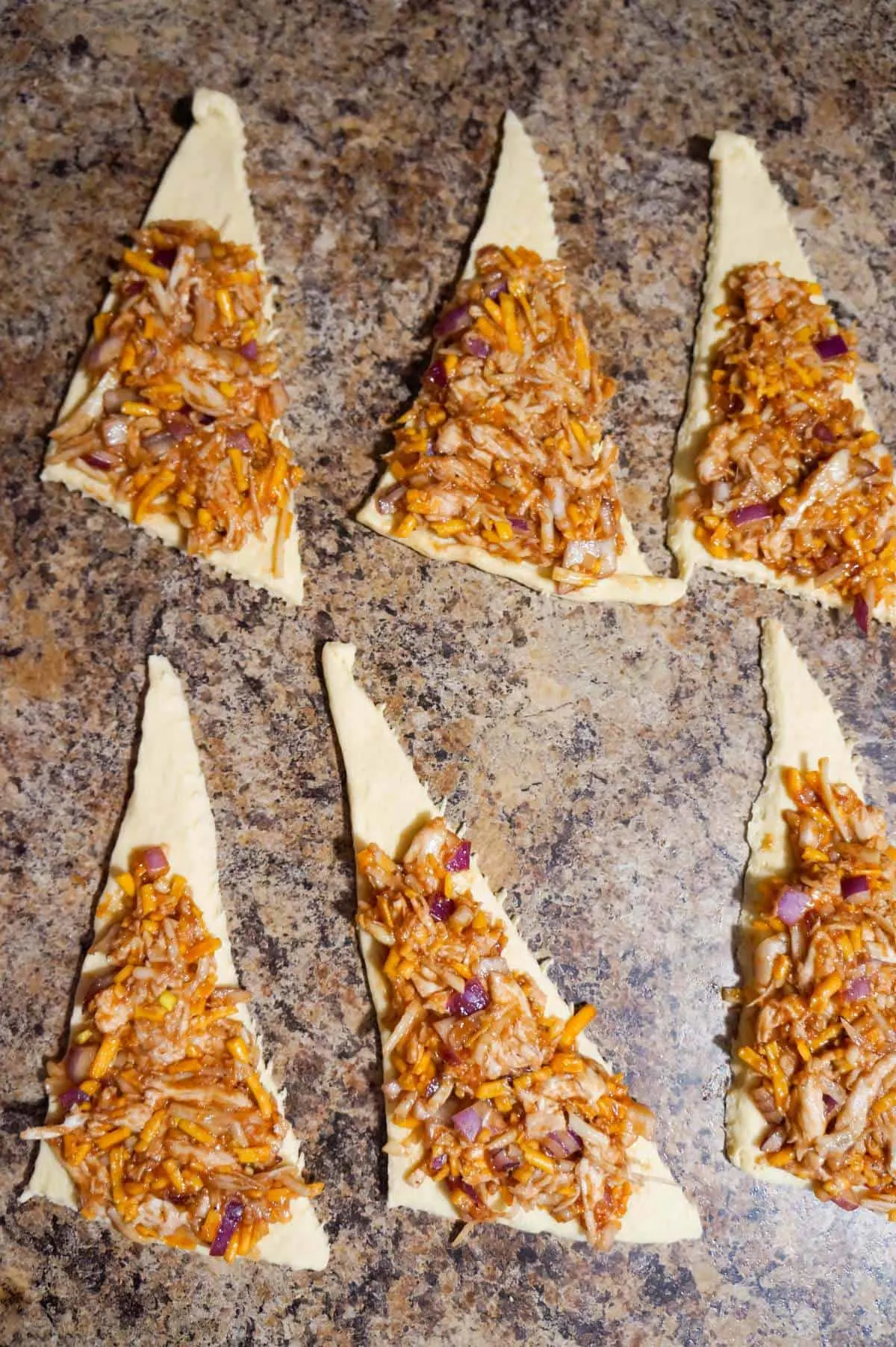 BBQ Chicken Crescent Rolls THIS IS NOT DIET FOOD