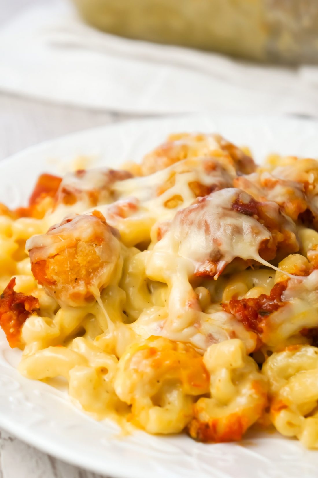 Chicken Parmesan Mac and Cheese THIS IS NOT DIET FOOD