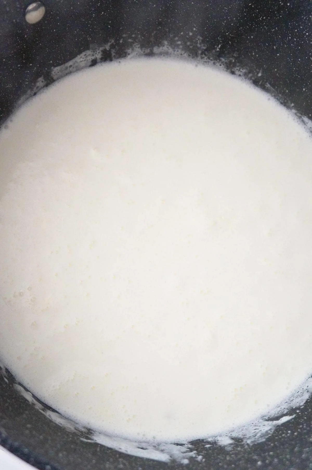 cream in a large pot