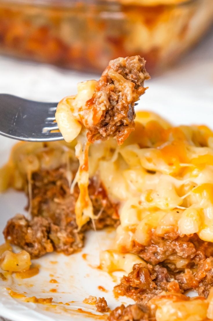 Mac and Cheese Meatloaf Casserole THIS IS NOT DIET FOOD