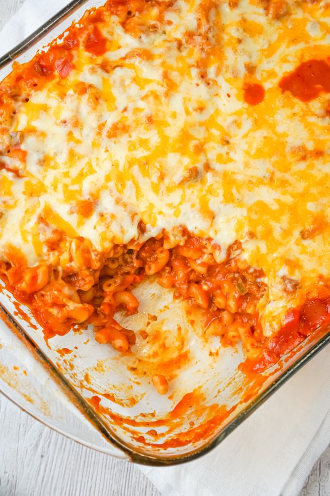 Baked Chili Mac and Cheese - THIS IS NOT DIET FOOD
