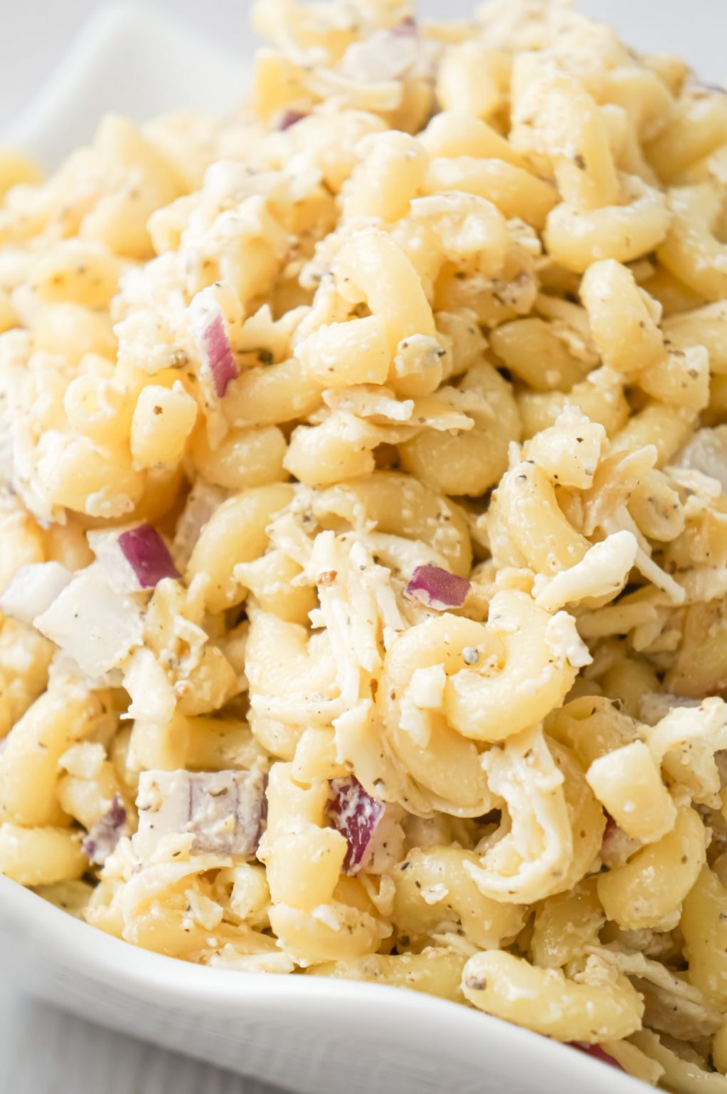 Basil Pesto Pasta Salad THIS IS NOT DIET FOOD