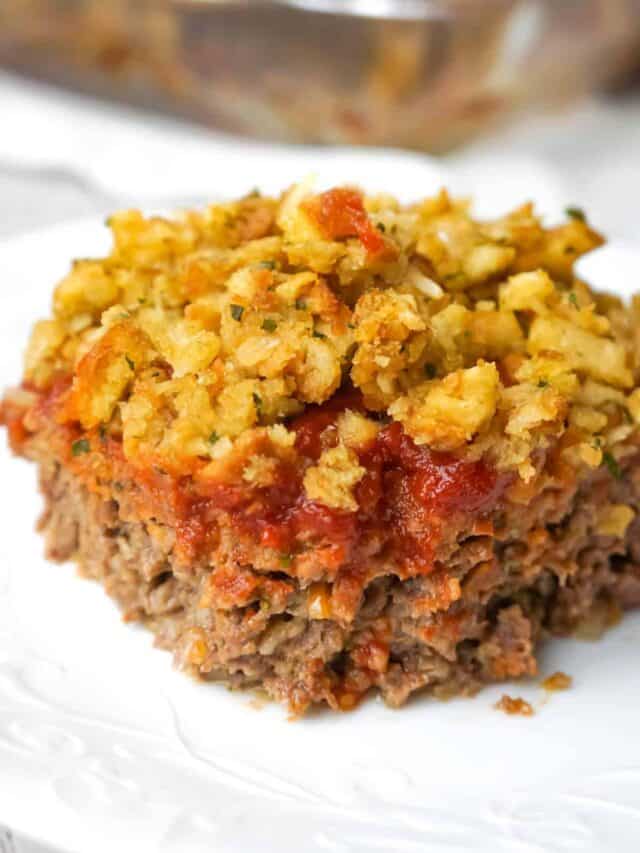 How to Make Meatloaf and Stuffing Casserole THIS IS NOT DIET FOOD