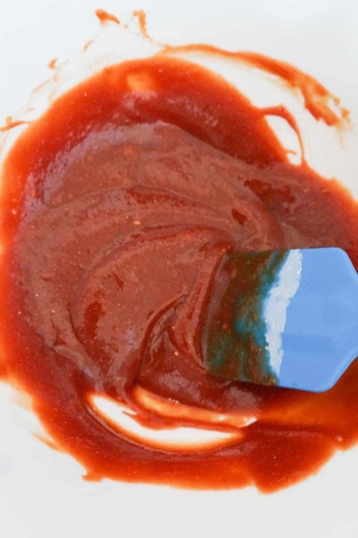 ketchup glaze mixture in a bowl