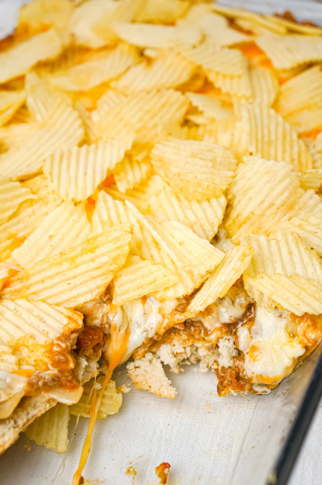 Cheeseburger Casserole with Potato Chips THIS IS NOT DIET FOOD