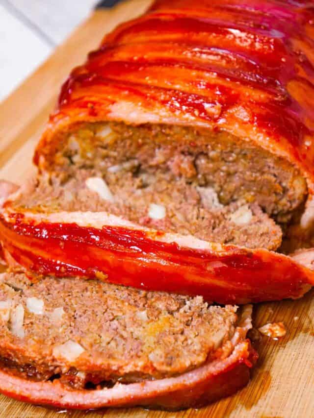 How to Make Bacon Wrapped Meatloaf THIS IS NOT DIET FOOD