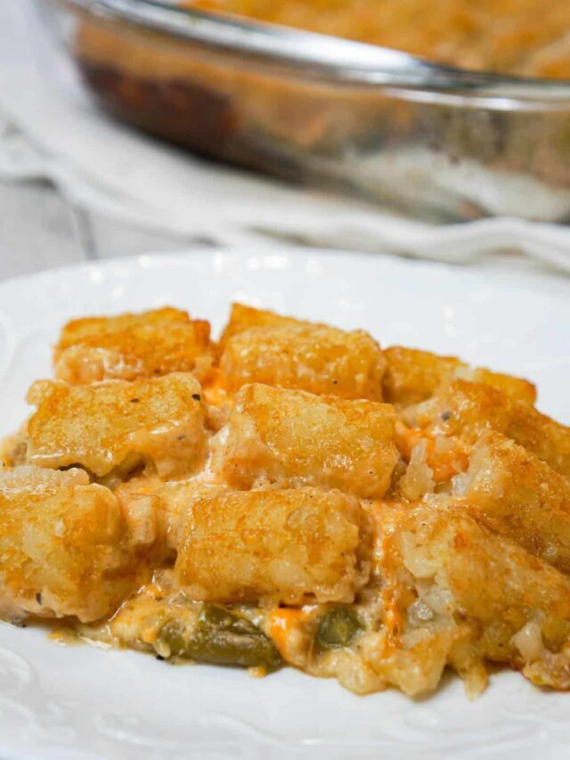 How to Make Green Bean Casserole with Tater Tots