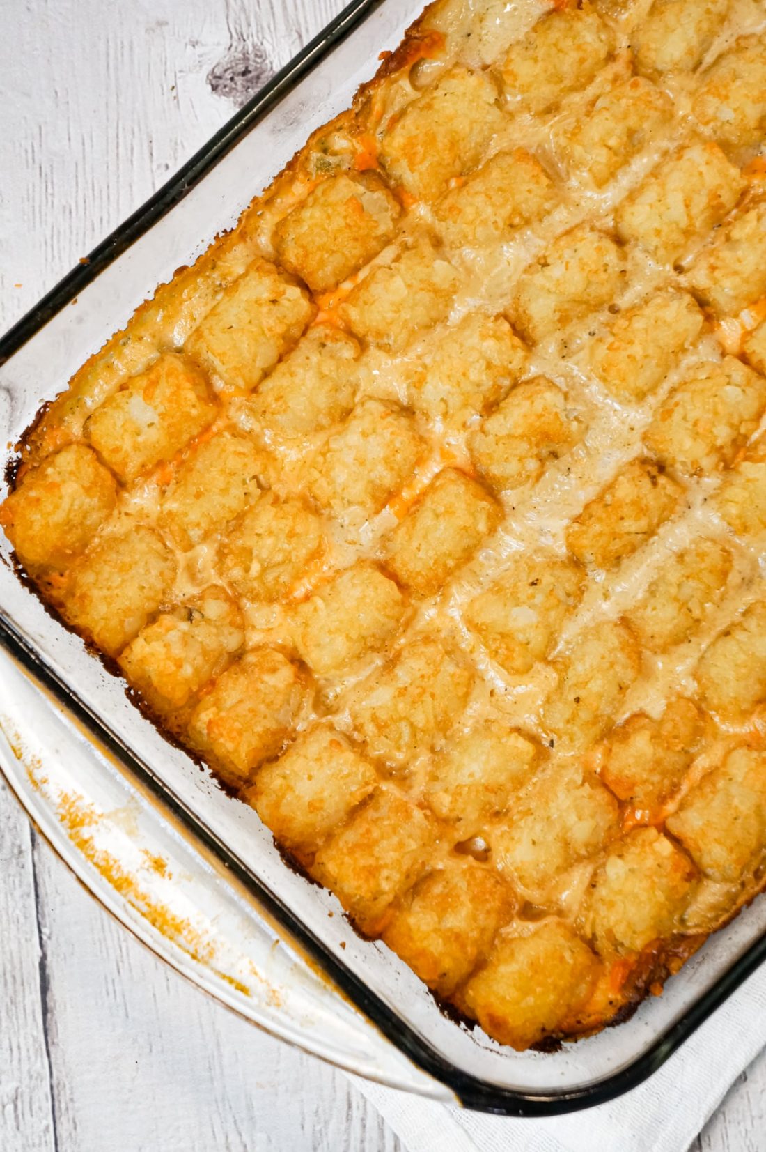 Green Bean Casserole with Tater Tots THIS IS NOT DIET FOOD