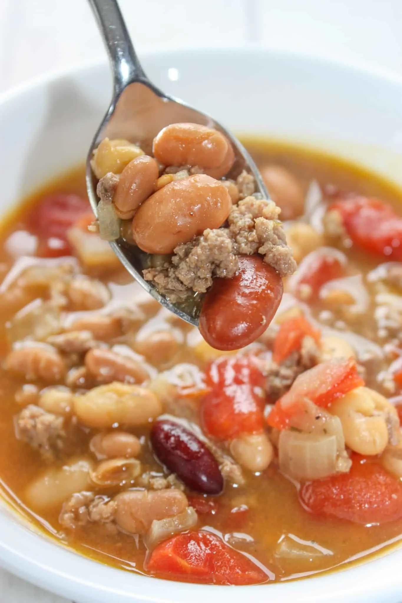 Instant Pot Beef and Bean Soup