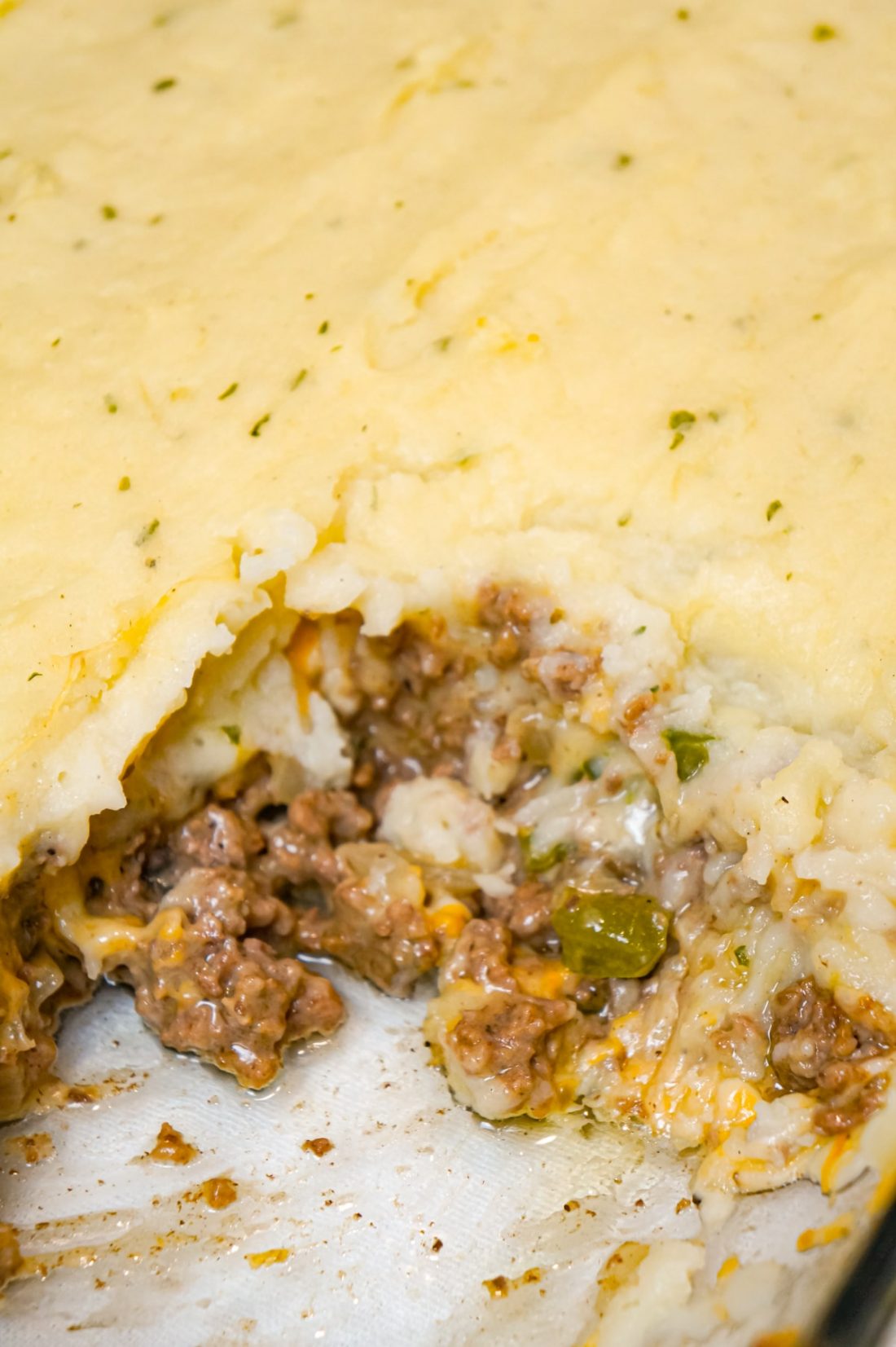 Philly Cheese Steak Shepherd's Pie THIS IS NOT DIET FOOD
