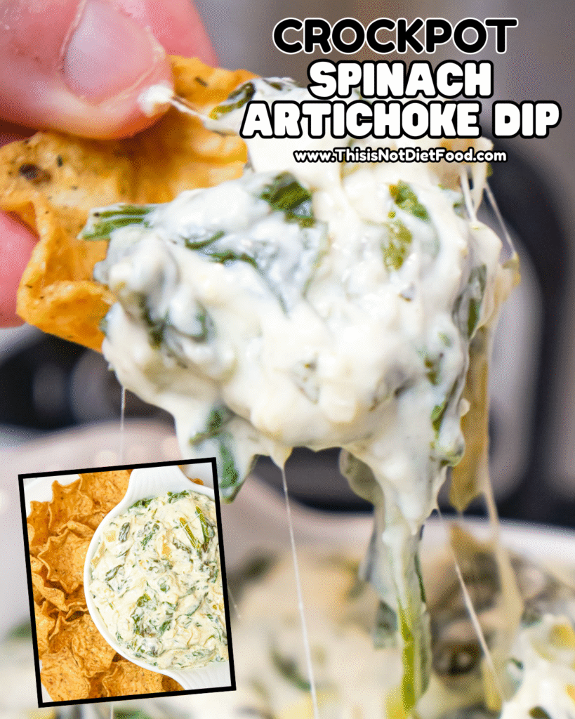 🥣 Crock‑Pot Spinach Artichoke Dip – Creamy Slow Cooker Appetizer Recipe 🧀🌿
This Crock‑Pot Spinach Artichoke Dip is a rich, creamy slow cooker dip loaded with spinach, artichoke hearts, gooey cheese blend, garlic, and savory seasonings — all melted together to irresistible perfection! The ultimate party appetizer, game day snack, tailgate dip, holiday hors d’oeuvre, or easy crock pot recipe that will disappear fast. Save this spinach artichoke dip recipe, slow cooker cheesy dip, hot party dip, buffalo chicken dip alternative, easy appetizer idea, and tap for the full recipe with step‑by‑step photos & tips on This Is Not Diet Food! ❤️
#crockpotdip #spinachartichokedip #slowcookerdip #cheesydip #partyfood #gamedayrecipes #appetizerideas #easyrecipes #thisisnotdietfood
