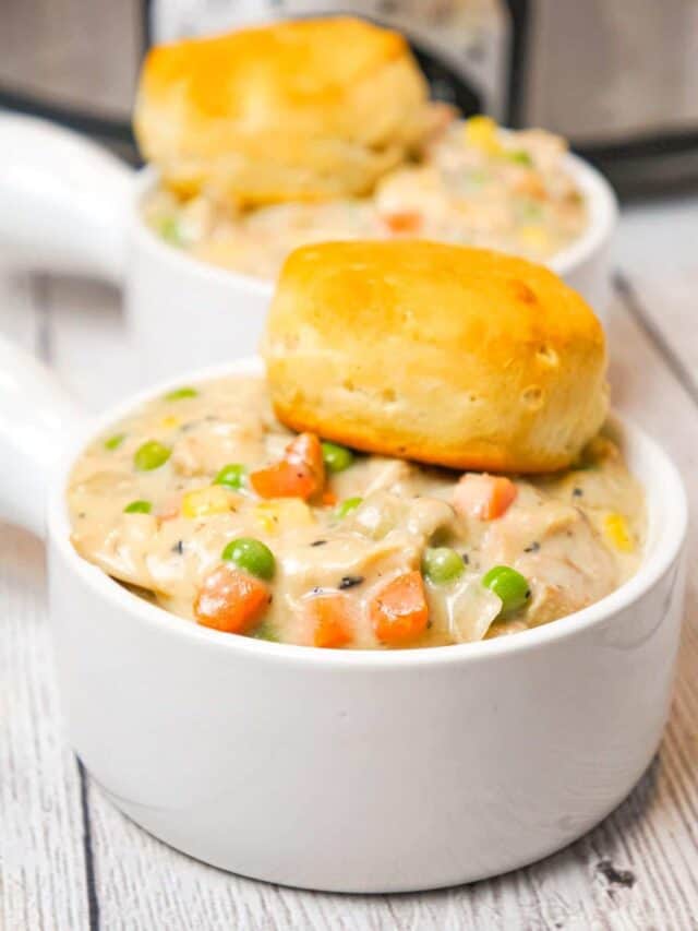 How to Make Crock Pot Chicken Pot Pie THIS IS NOT DIET FOOD