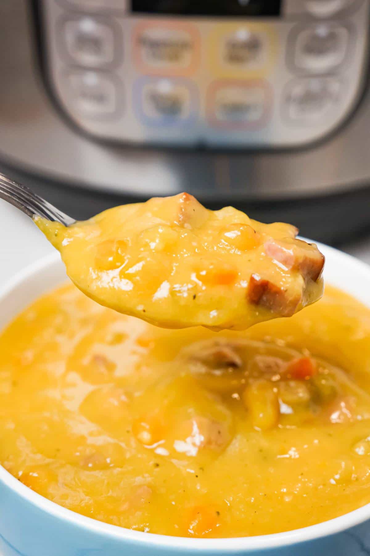 Instant Pot Split Pea Soup - Savory Tooth