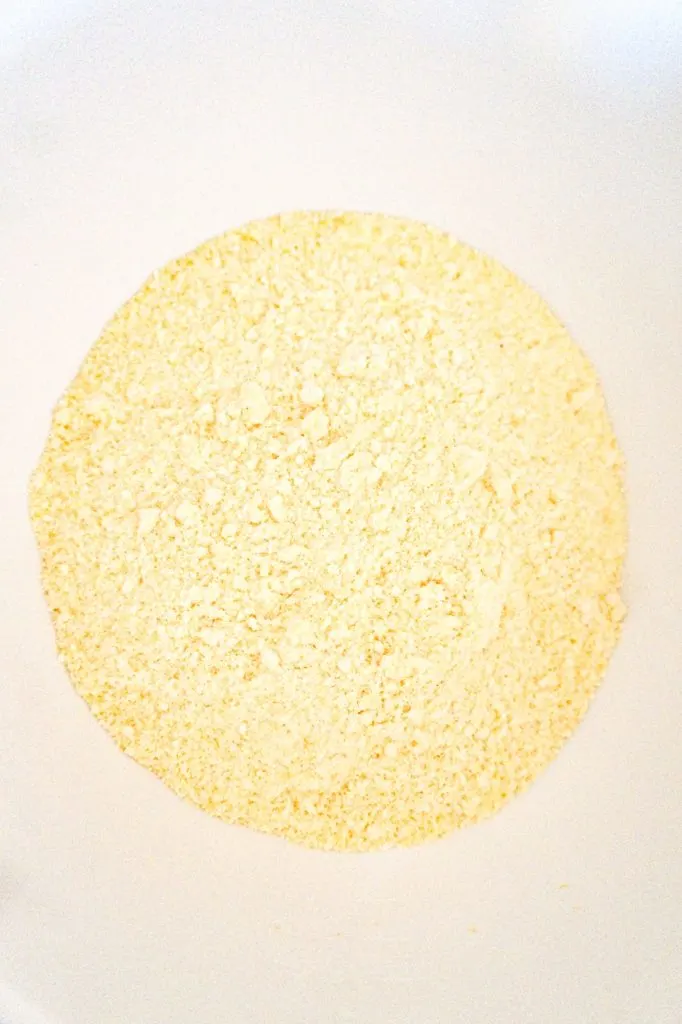 jiffy cornbread mix in a mixing bowl