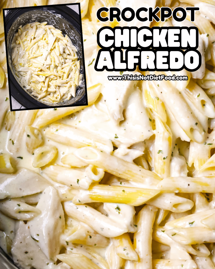 🍗🍝 Crock‑Pot Chicken Alfredo &ndash; Easy Slow Cooker Creamy Pasta Dinner 🧀
This Crock‑Pot Chicken Alfredo is the ultimate slow cooker comfort meal &mdash; tender chicken breasts and creamy Alfredo sauce cooked low and slow until rich and savory, then tossed with fettuccine pasta for an effortless one‑pot dinner! Perfect for easy weeknight meals, family dinner ideas, creamy pasta recipes, slow cooker dinners, and comfort food classics everyone will love. Save this Crock‑Pot chicken Alfredo recipe, slow cooker Alfredo pasta, creamy chicken pasta, easy crock pot dinner, and tap for the full recipe with step‑by‑step photos & tips on This Is Not Diet Food! ❤️
#crockpotchickenalfredo #slowcookerrecipes #alfredopasta #creamydinner #onepotmeal #familymeals #easydinners #comfortfood #thisisnotdietfood