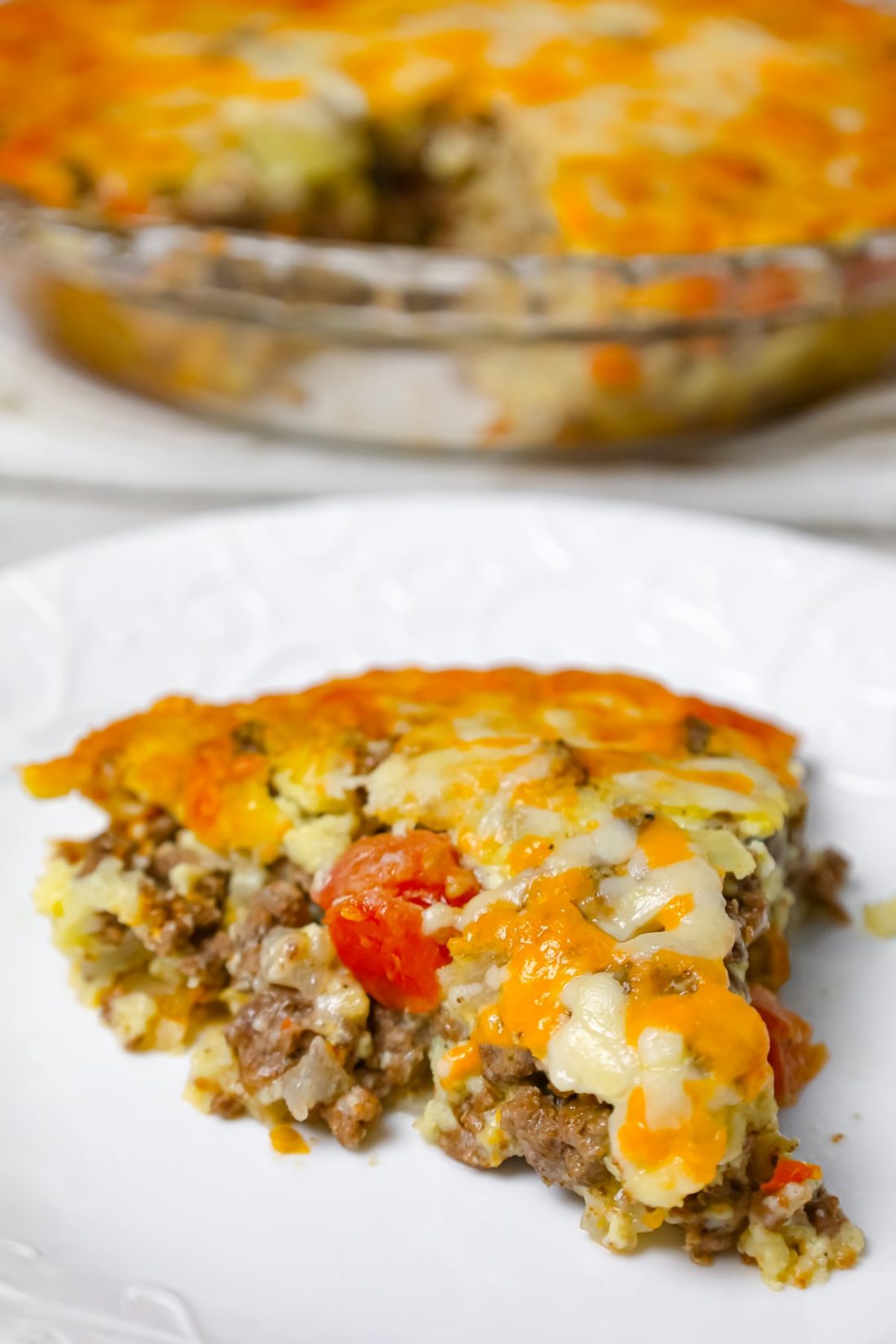 Cheeseburger Pie with Bisquick - THIS IS NOT DIET FOOD