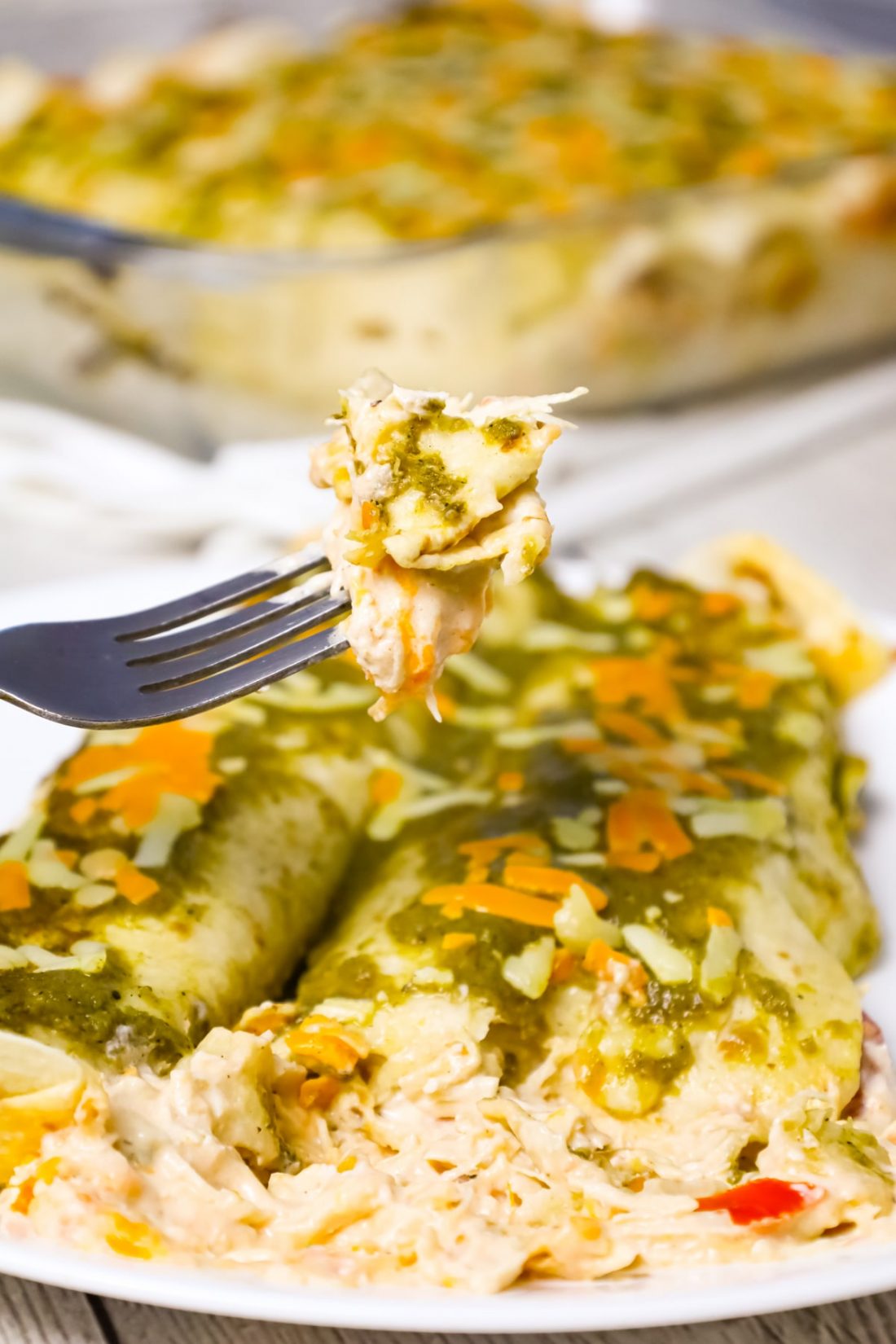 Cream Cheese Chicken Enchiladas THIS IS NOT DIET FOOD