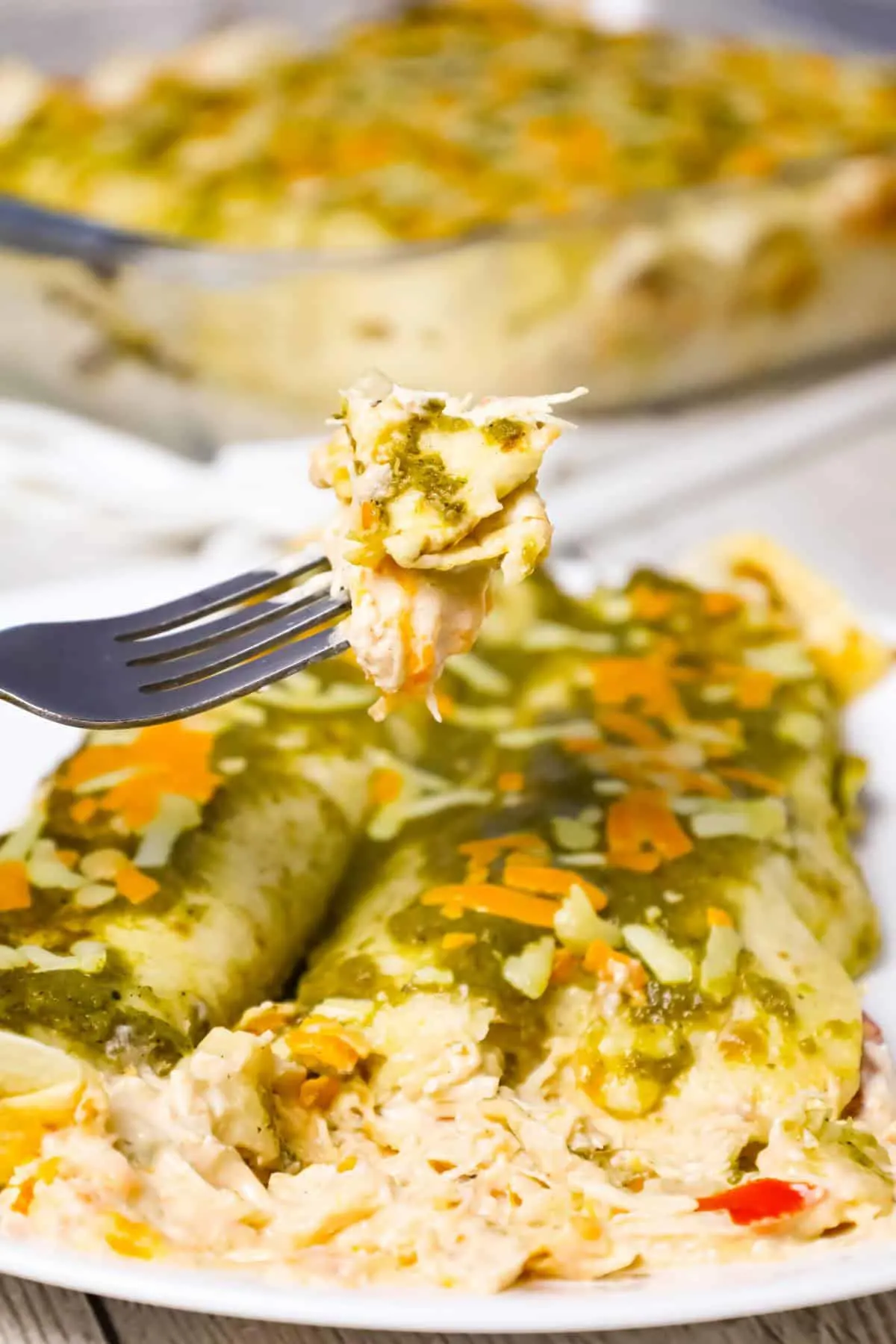 Cream Cheese Chicken Enchiladas THIS IS NOT DIET FOOD