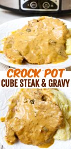Crock Pot Cube Steak - THIS IS NOT DIET FOOD