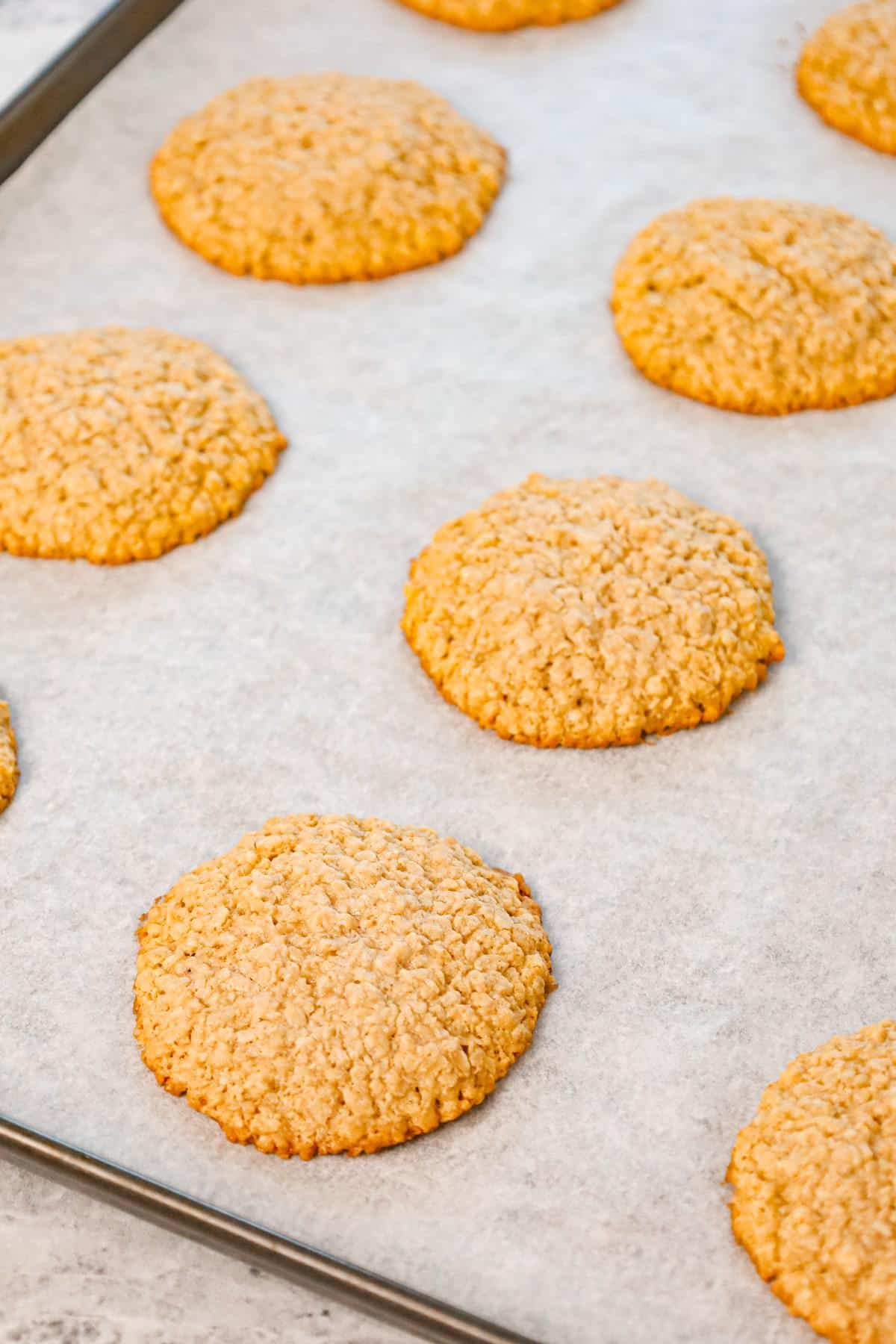 Peanut Butter Oatmeal Cookies are a delicious soft and chewy cookie recipe made with smooth peanut butter and quick oats.