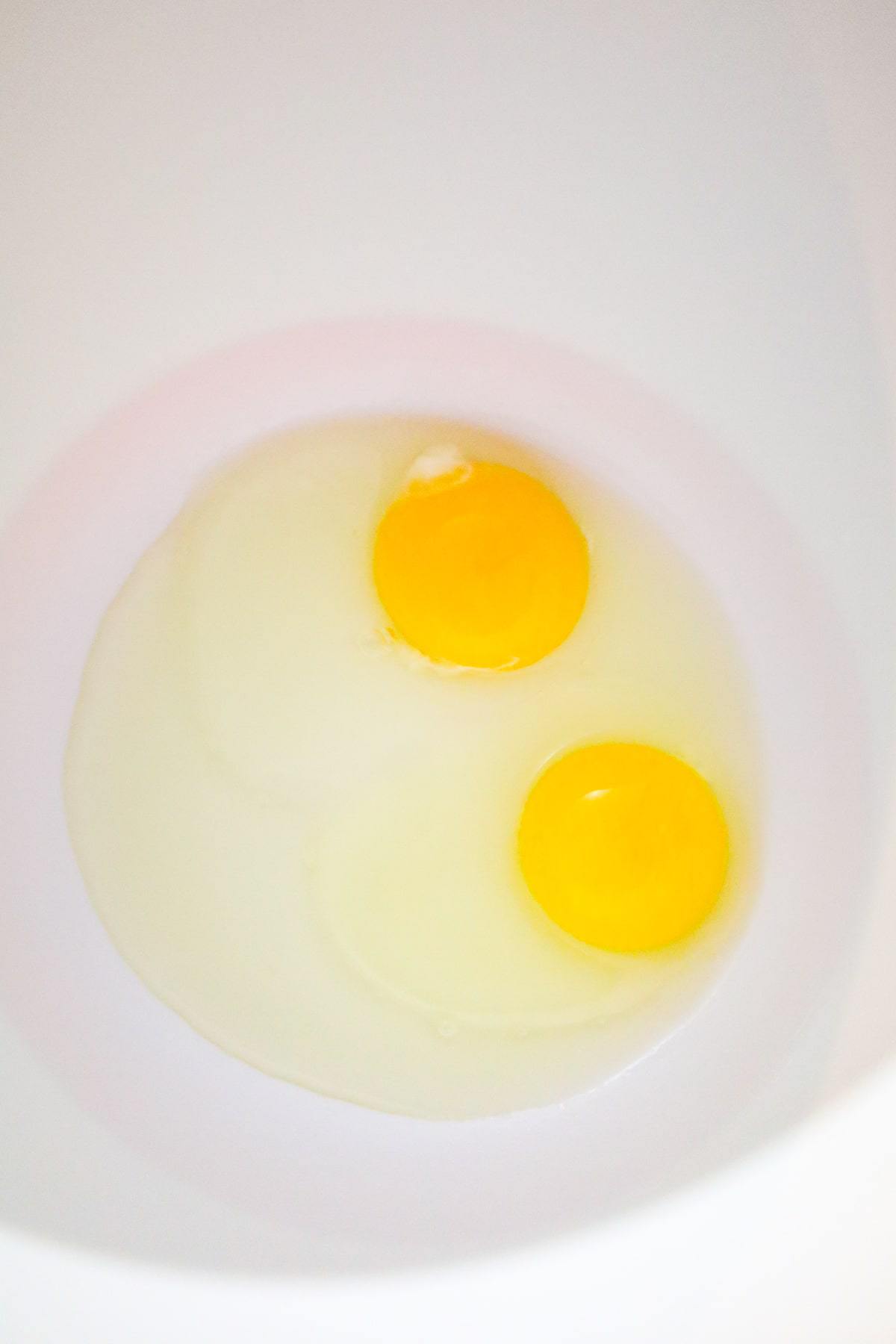 eggs in a mixing bowl