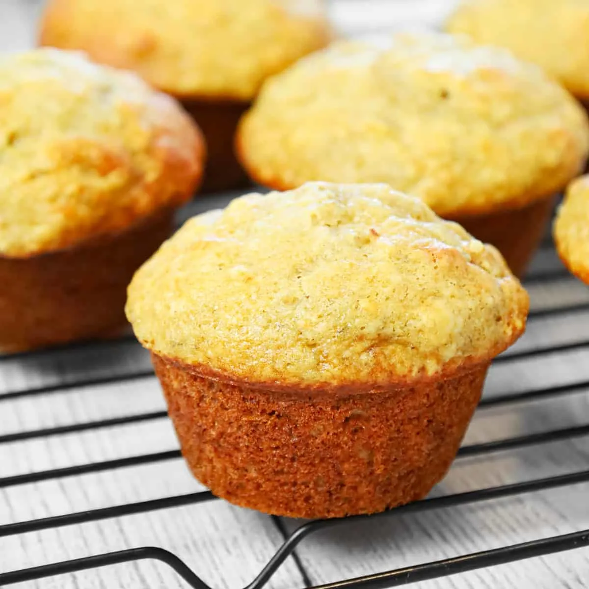 Banana Nut Muffins are delicious homemade banana muffins loaded with chopped walnuts.