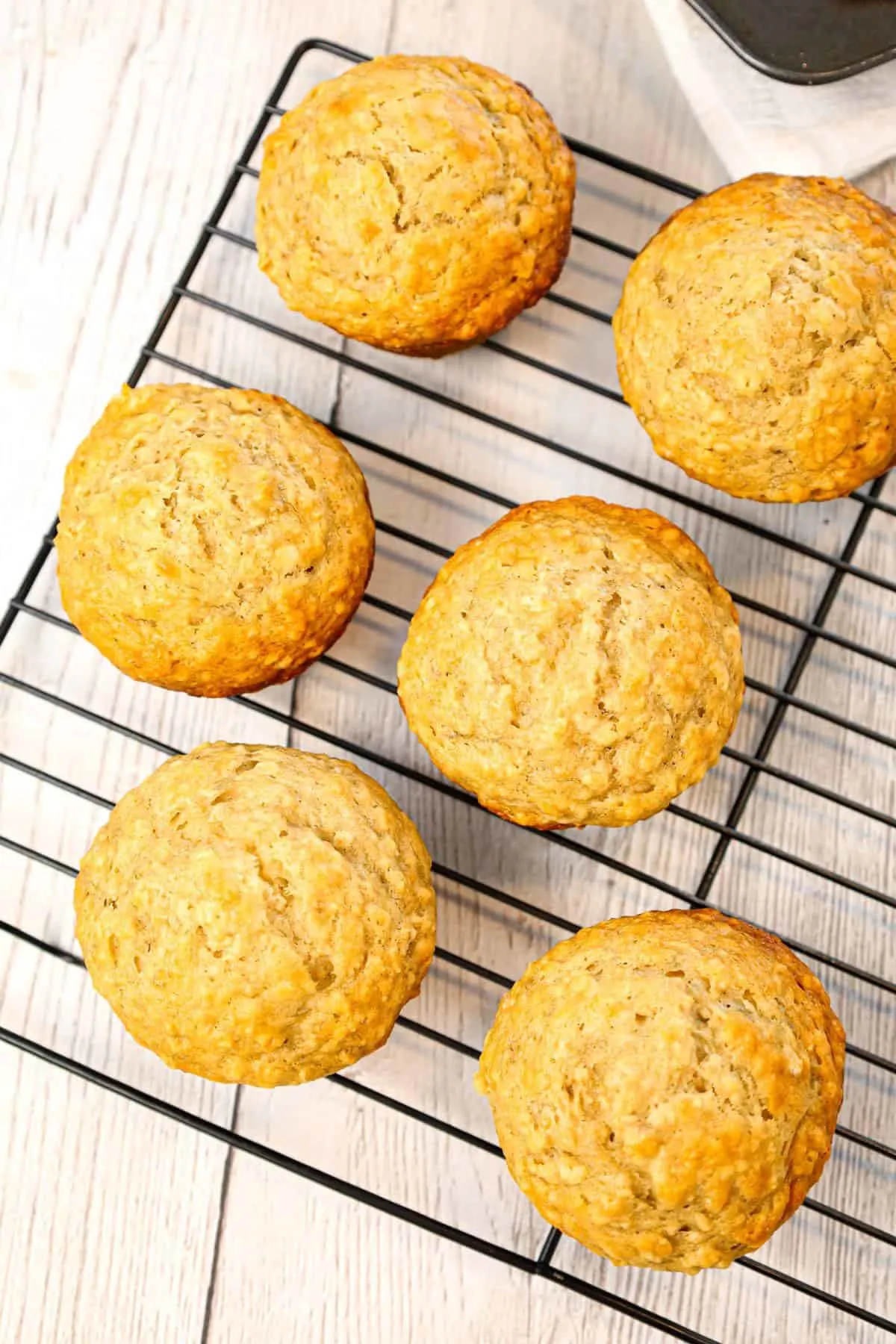 Banana Oatmeal Muffins are a delicious snack or breakfast treat made with ripe bananas and quick oats.