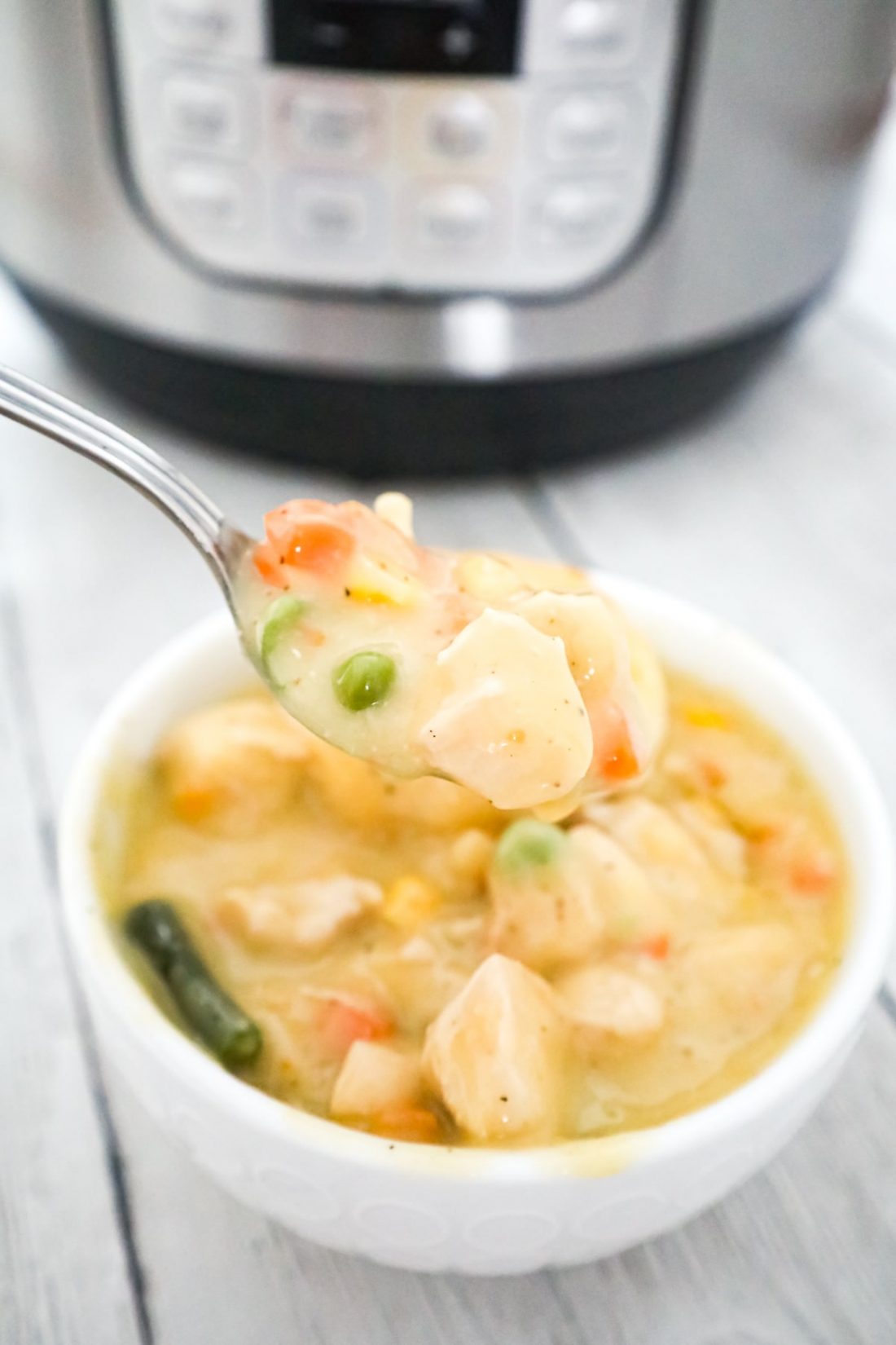 Instant Pot Chicken Pot Pie THIS IS NOT DIET FOOD