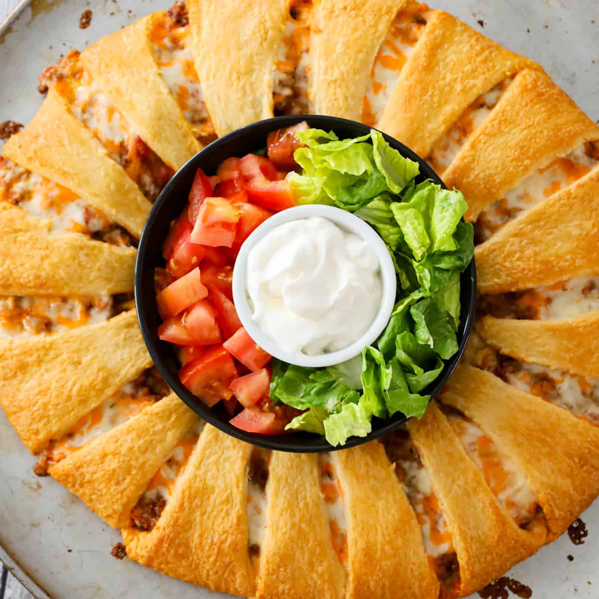 Taco Ring This is Not Diet Food