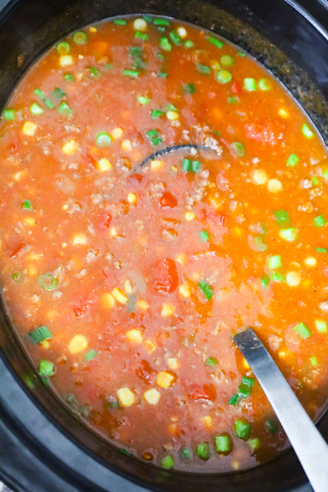 Crock Pot Taco Soup - THIS IS NOT DIET FOOD