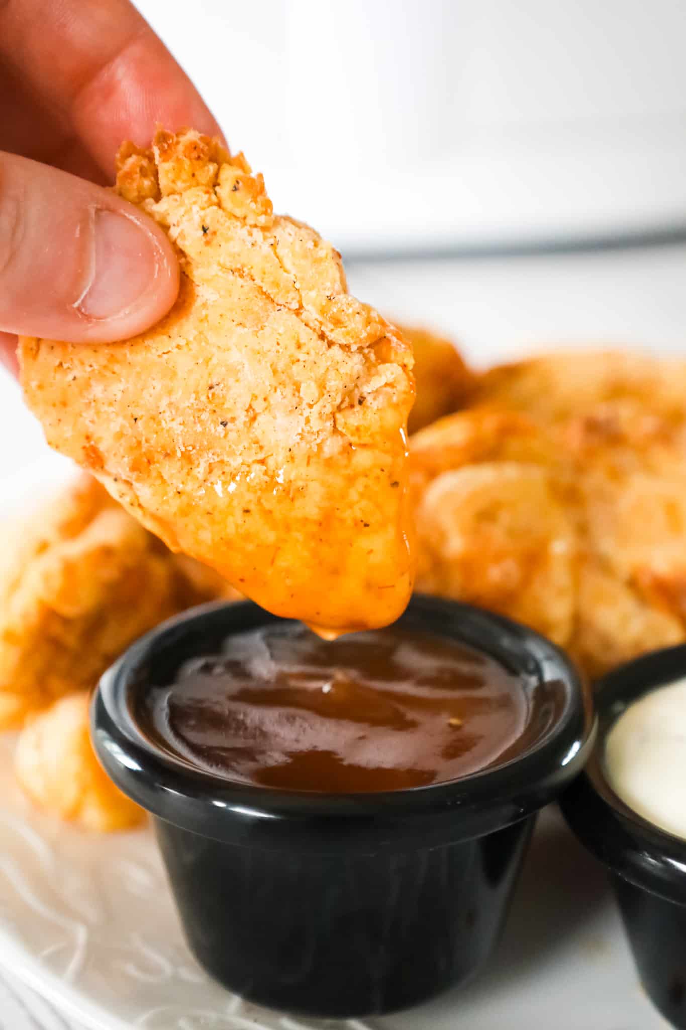 Air Fryer Chicken Nuggets are crispy buttermilk chicken breast chunks with tons of flavour.