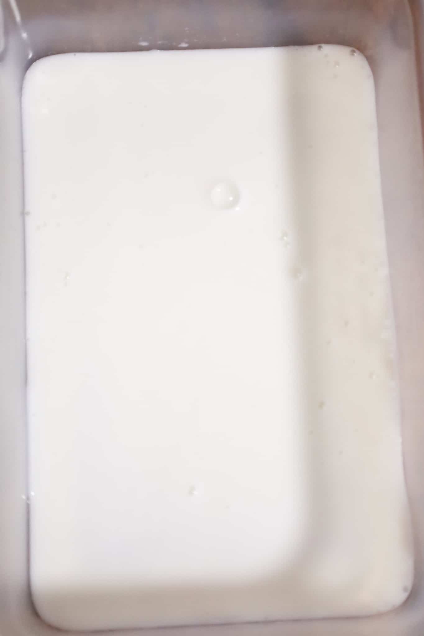 buttermilk in a container