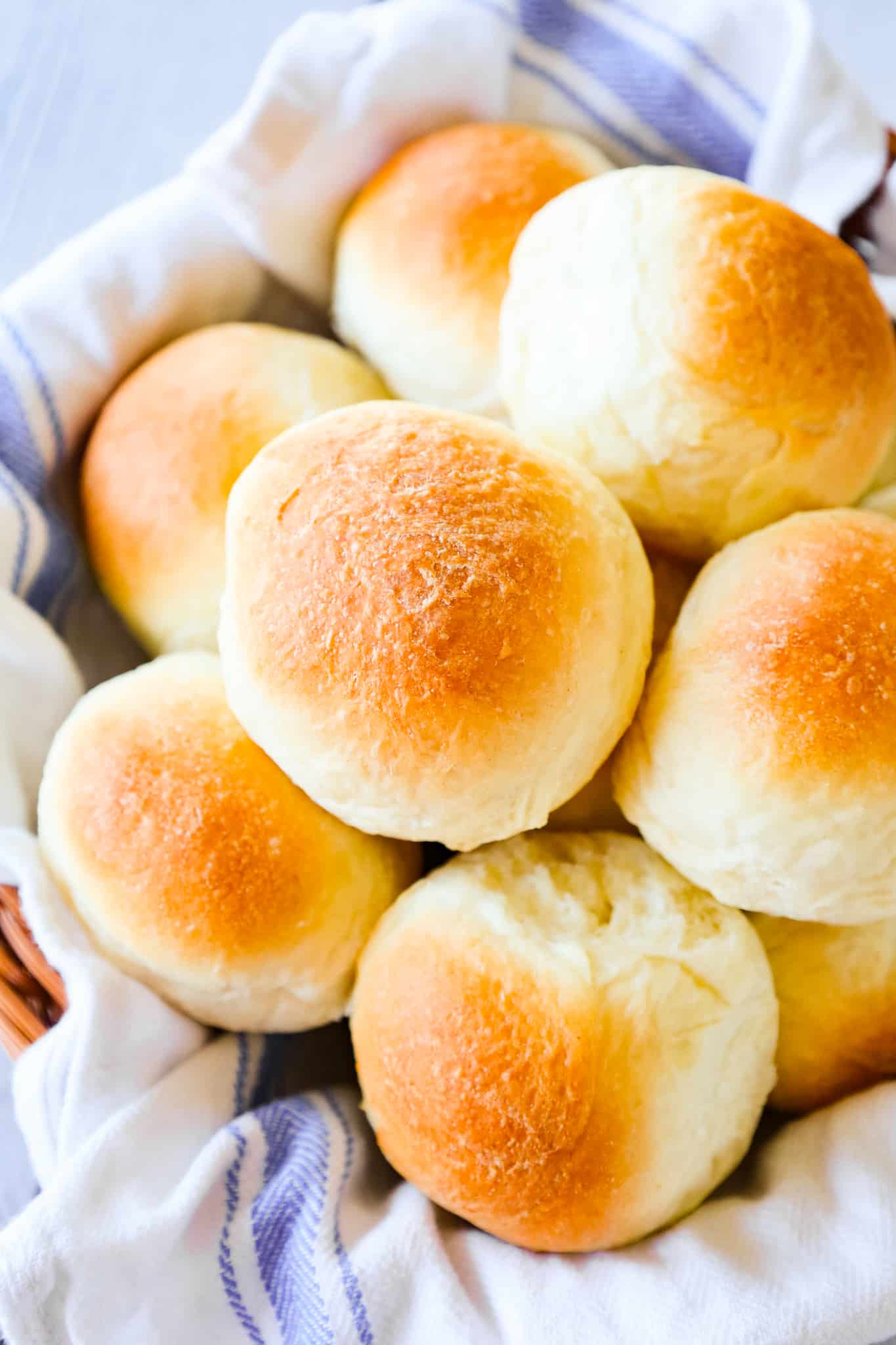 Bread Machine Dinner Rolls are delicious buttery buns perfect for serving with any meal.