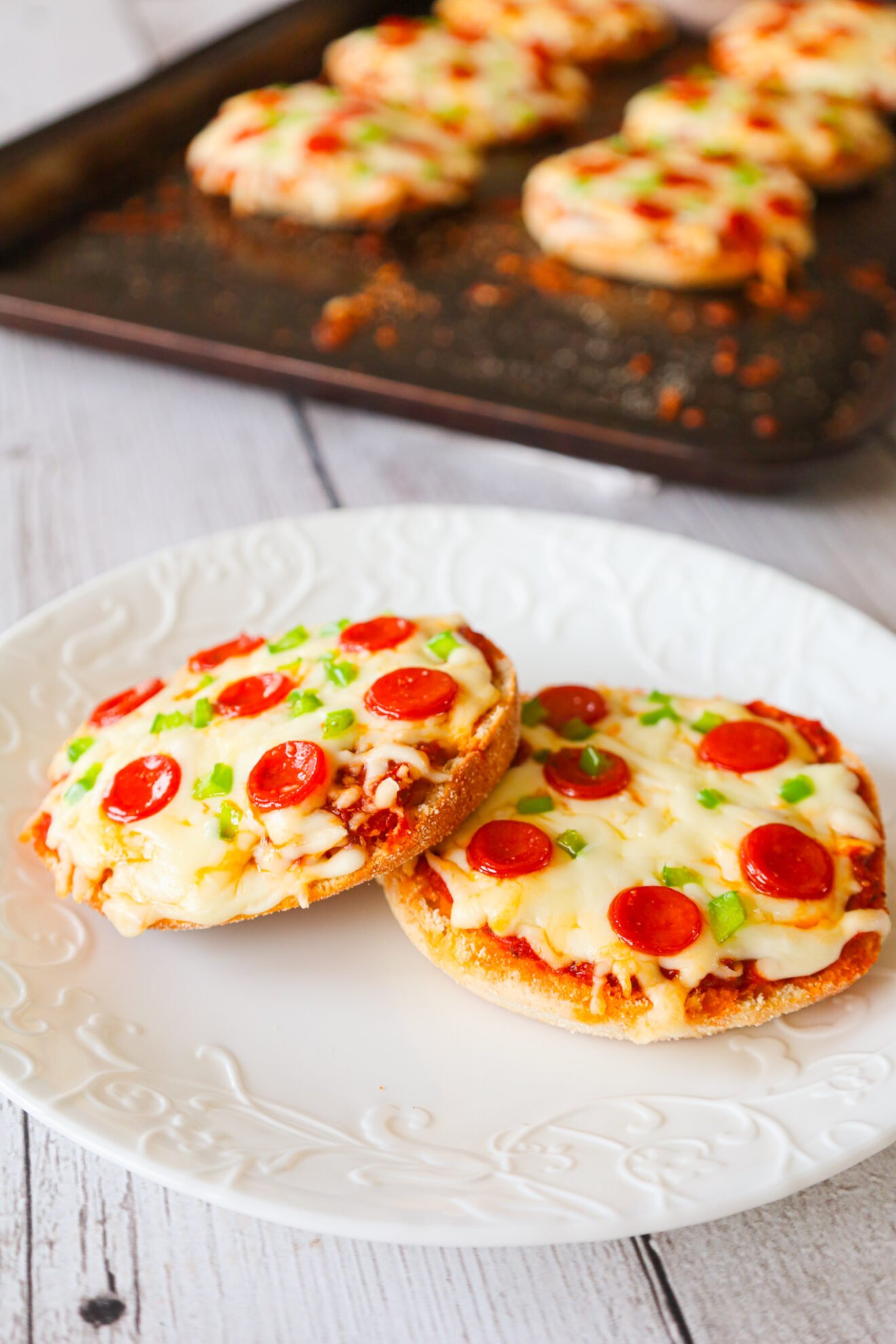 English Muffin Pizzas THIS IS NOT DIET FOOD