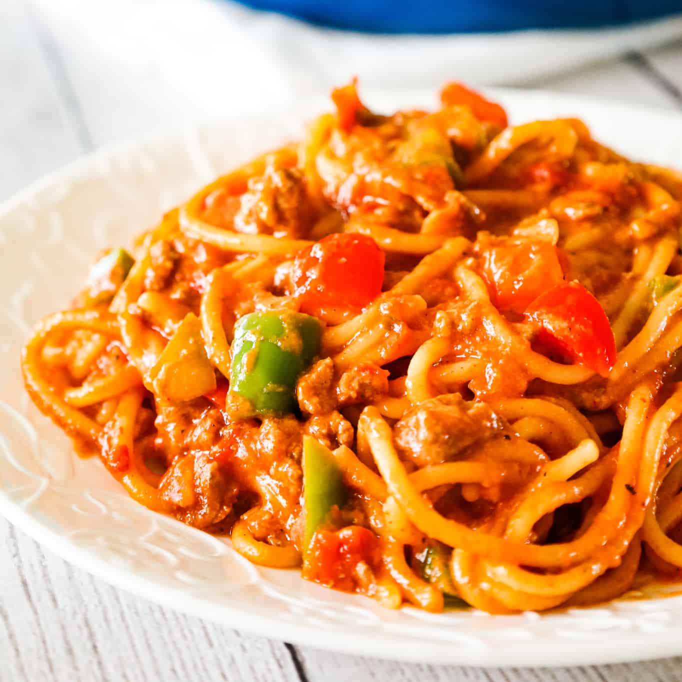 Mexican Spaghetti - This is Not Diet Food