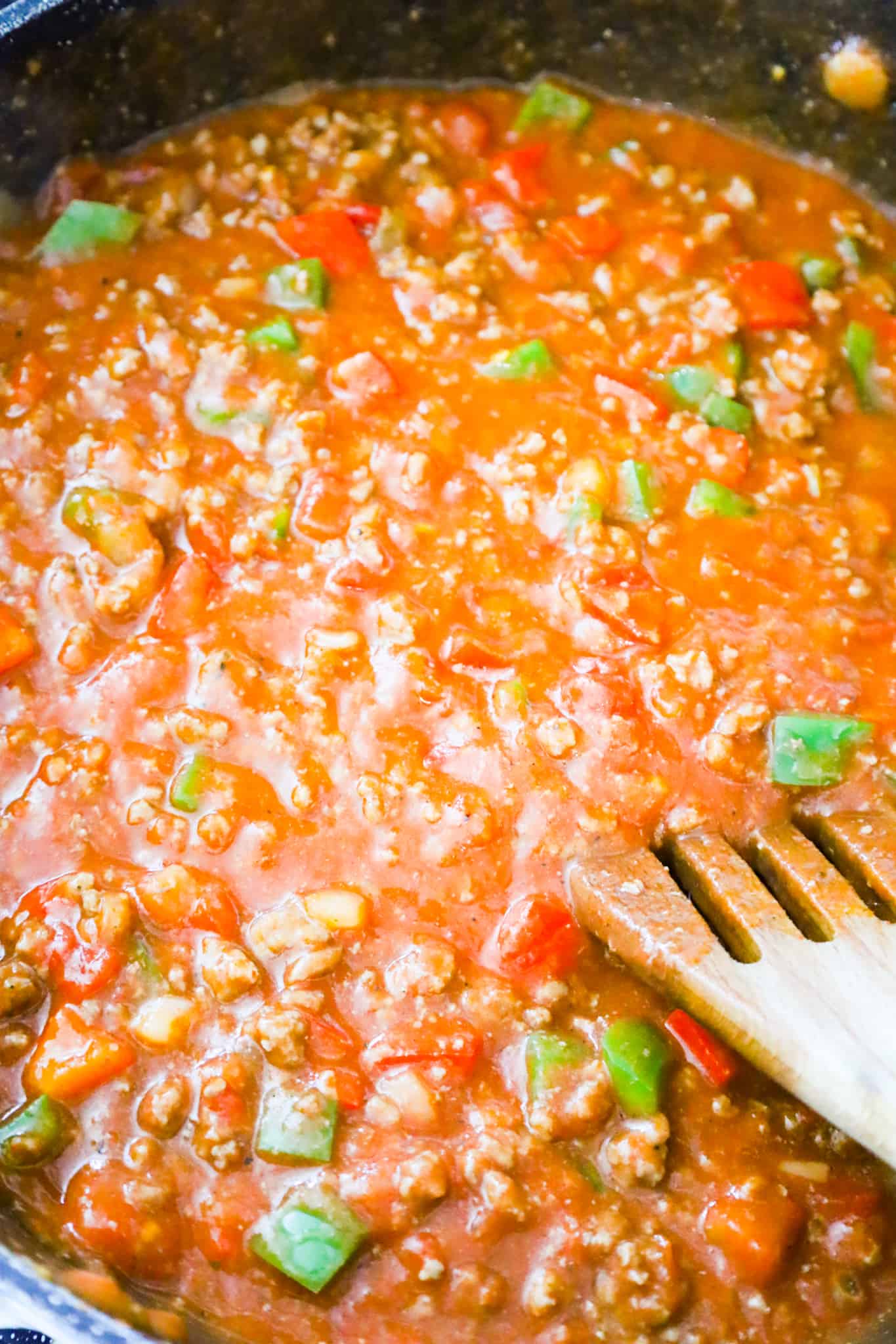 Mexican spaghetti sauce mixture