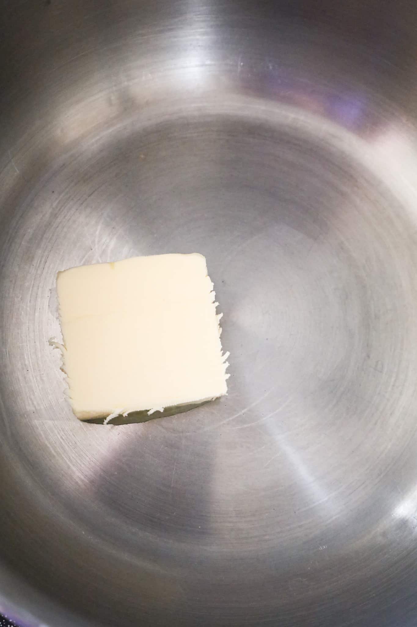 butter in a large pot