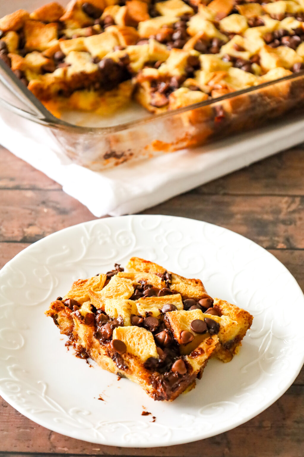 Chocolate Chip Bread Pudding THIS IS NOT DIET FOOD