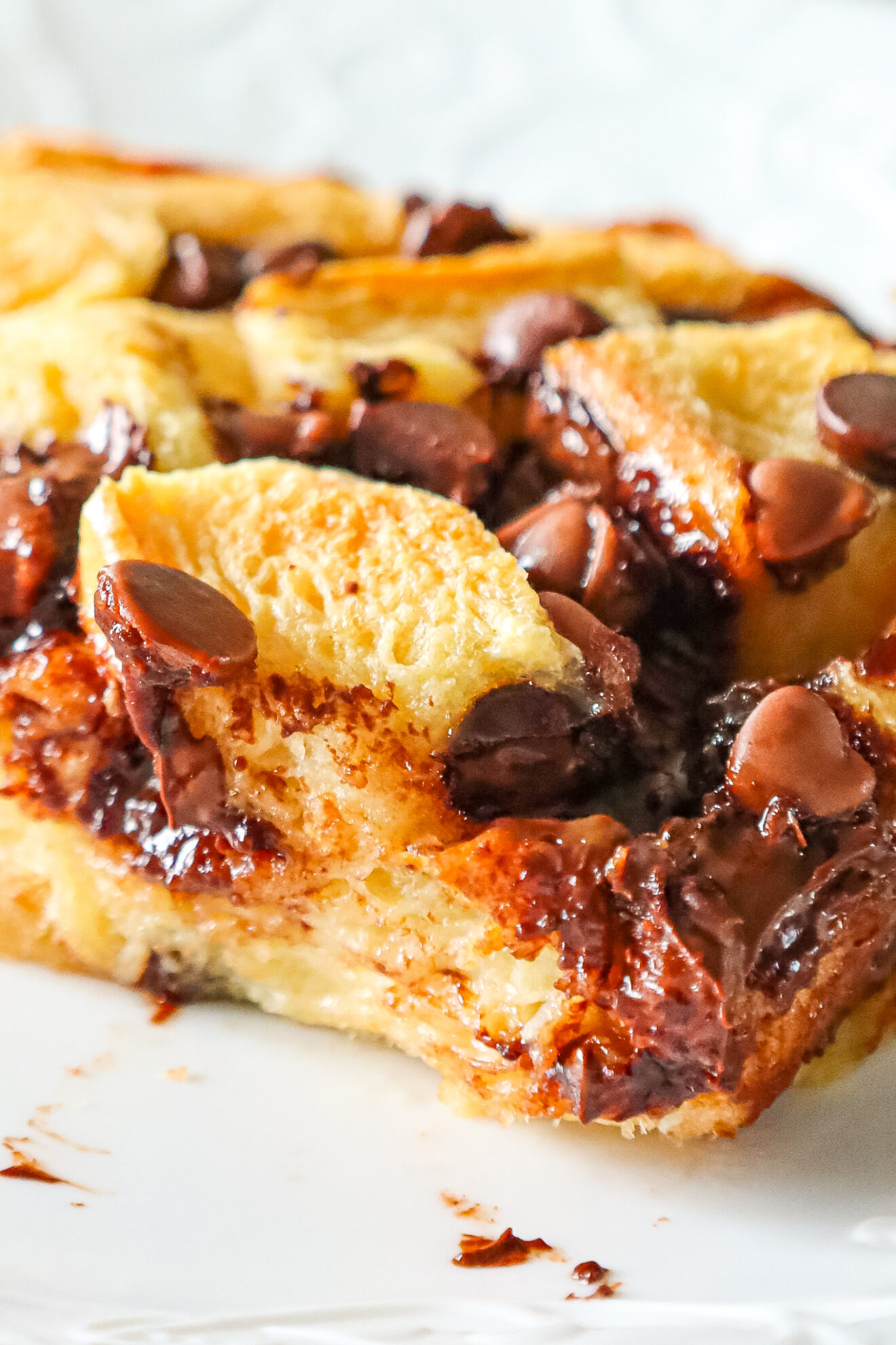 Chocolate Chip Bread Pudding THIS IS NOT DIET FOOD