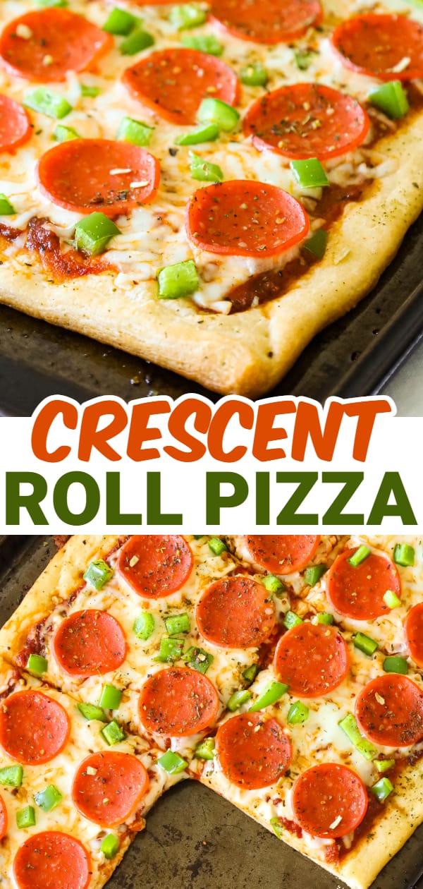 Crescent Roll Pizza - THIS IS NOT DIET FOOD