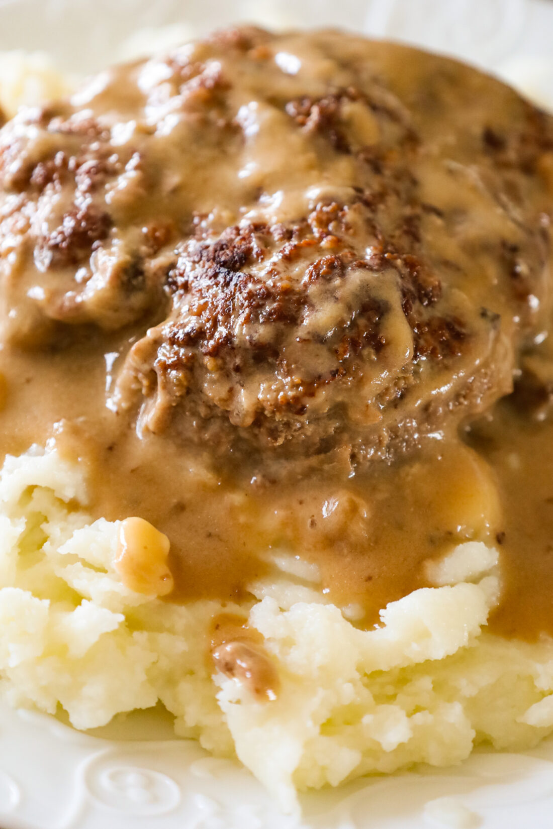 Crock Pot Salisbury Steak - THIS IS NOT DIET FOOD