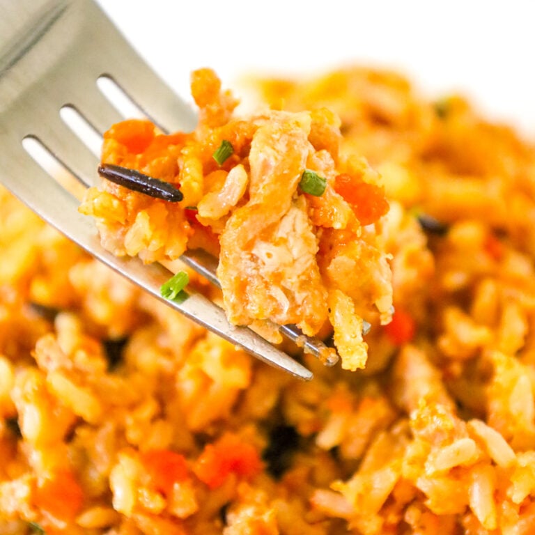 Ground Turkey and Rice is a simple and delicious one pot dinner recipe using brown and wild rice loaded with diced carrots, celery onion and ground turkey cooked in chicken broth and tossed with soy sauce.