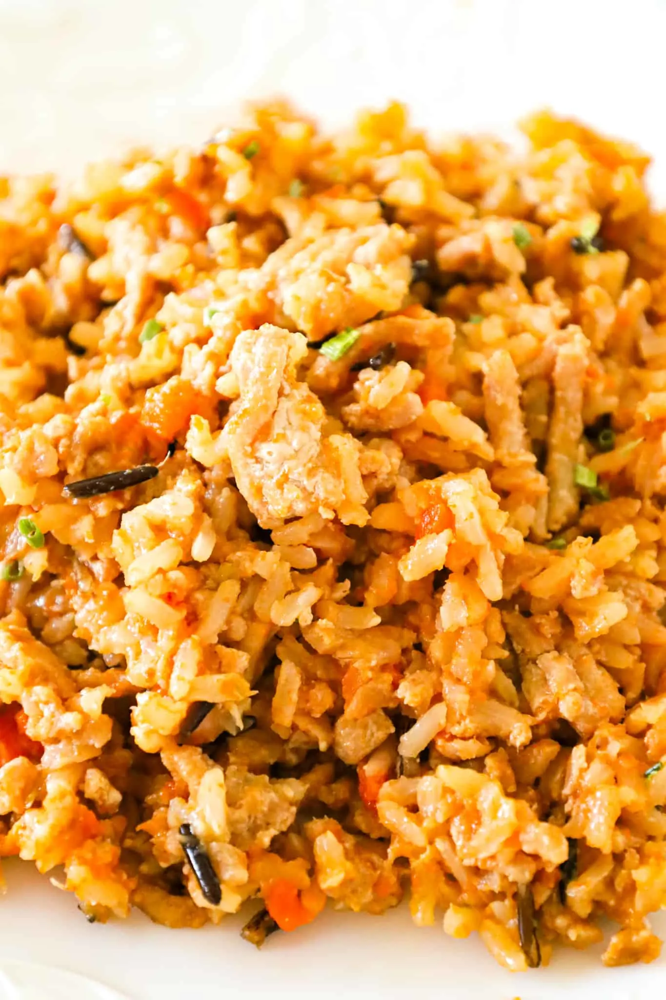 Ground Turkey and Rice is a simple and delicious one pot dinner recipe using brown and wild rice loaded with diced carrots, celery onion and ground turkey cooked in chicken broth and tossed with soy sauce.