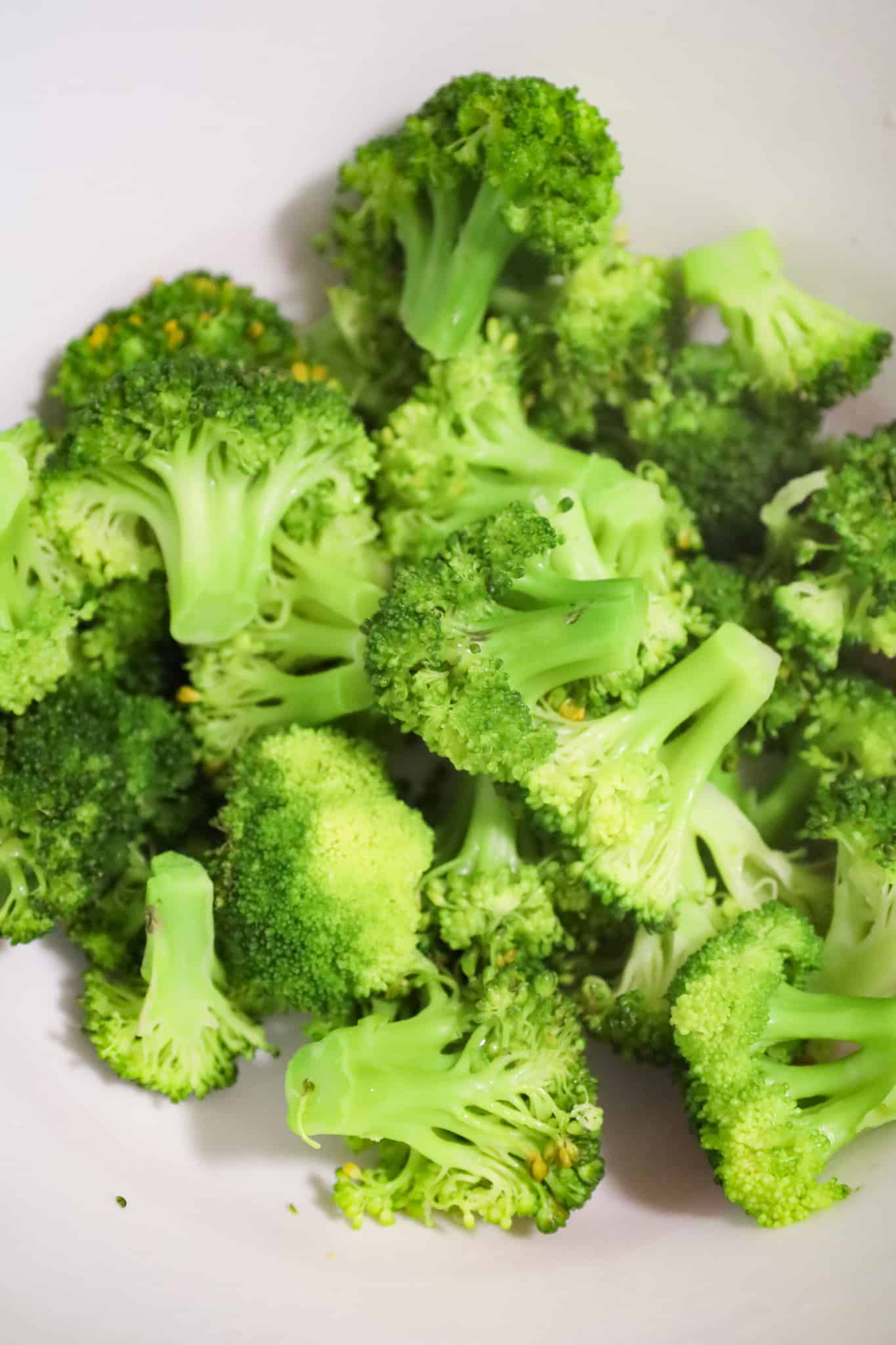 cooked broccoli in a bowl