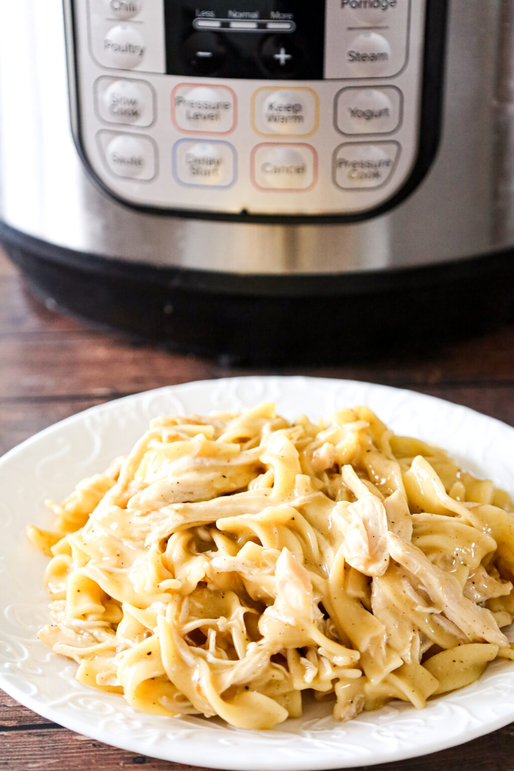 Instant Pot Chicken and Noodles THIS IS NOT DIET FOOD