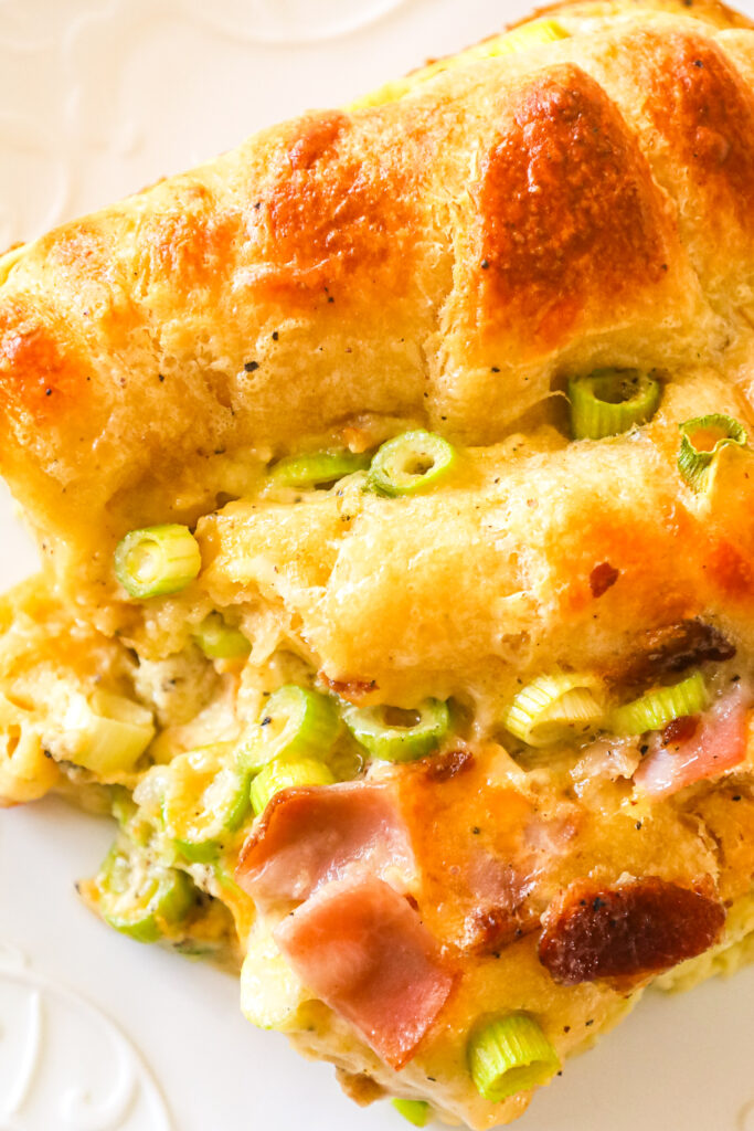 Crescent Roll Breakfast Casserole THIS IS NOT DIET FOOD