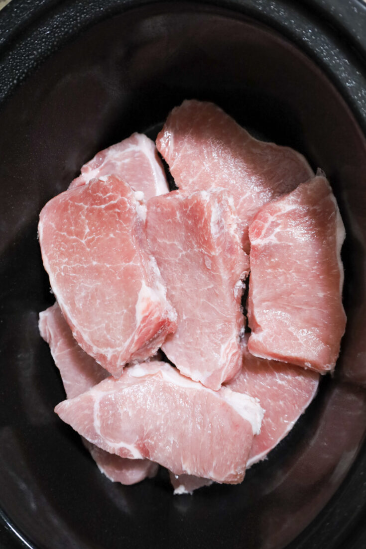 3 Ingredient Crock Pot Pork Chops THIS IS NOT DIET FOOD
