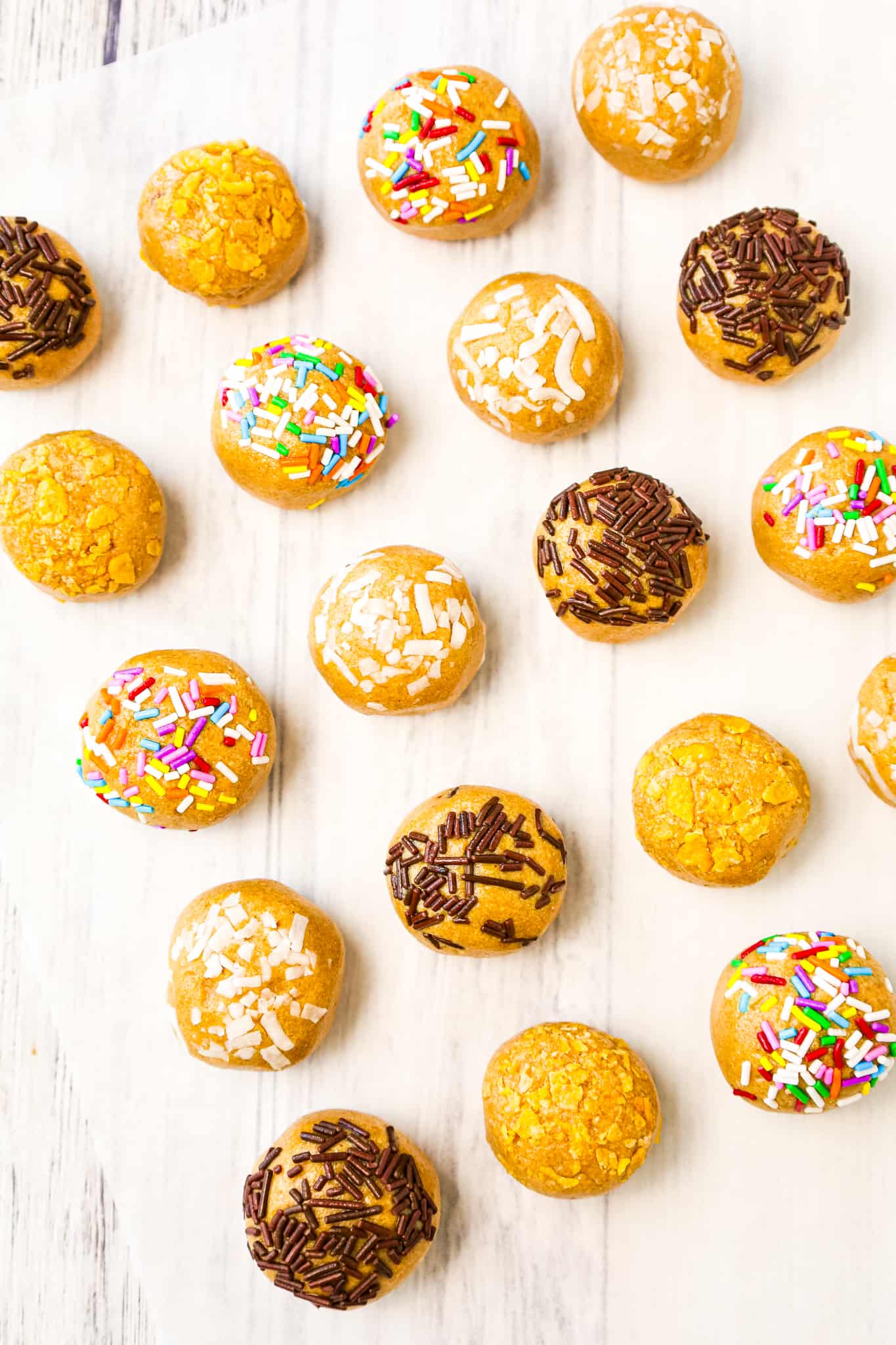 Old Fashioned Peanut Butter Balls are a tasty bite sized snack or dessert recipe that both children and adults will love.